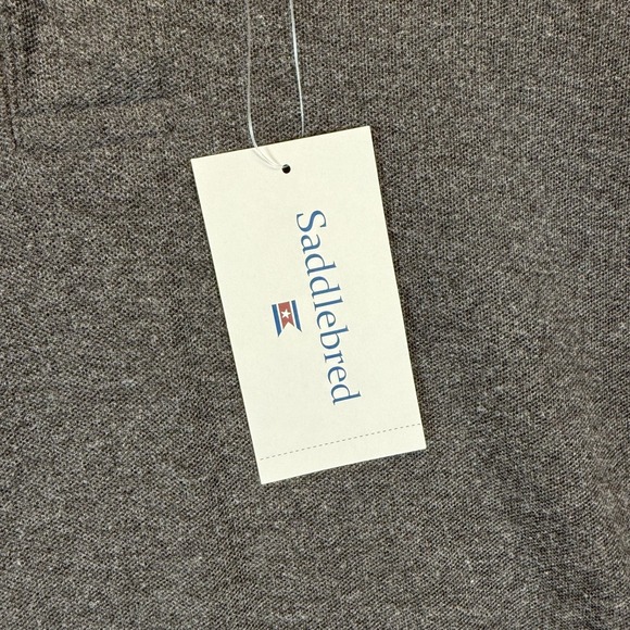 Saddlebred Polo Shirt Mens XLT Big & Tall True Black Collared Short Sleeve NWT! - Picture 6 of 9